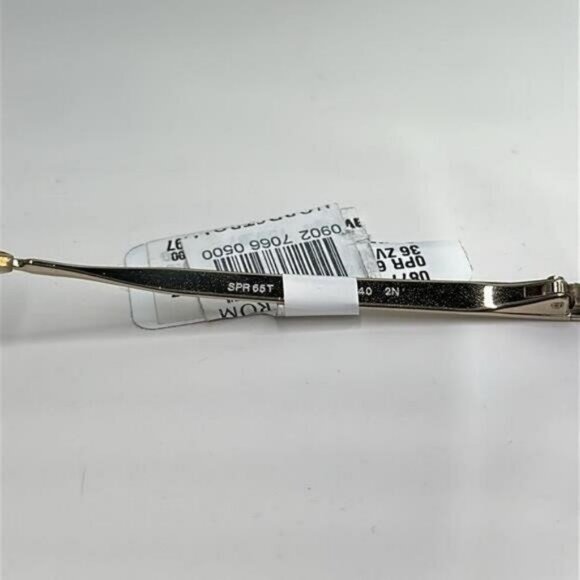 New Authentic Prada Gray and Gold Geometric Sunglasses - Picture 8 of 13